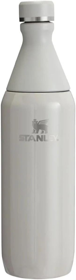 Stanley All Day Slim Soğuk Su Şişesi Termosu, Gri (Ash), 0.60 Litre