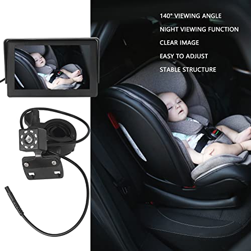 Moniteur de voiture bébé évite de se retourner angle large 140°