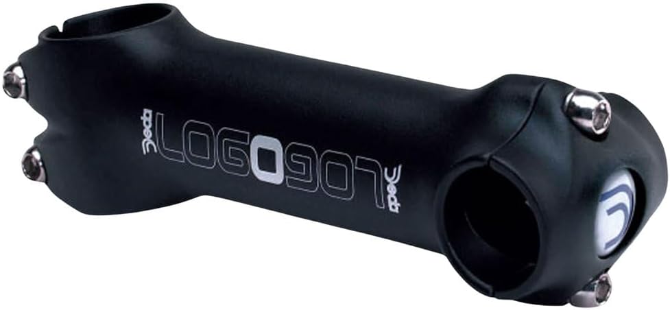 Deda ElementiMen's Logo 26mm Bicycle Stem, Black, 80mm UK