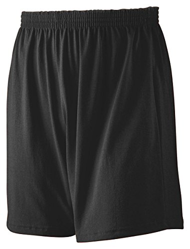 Augusta Sportswear Męska koszulka Augusta krótkie spodenki z dzianiny Czarny XXL