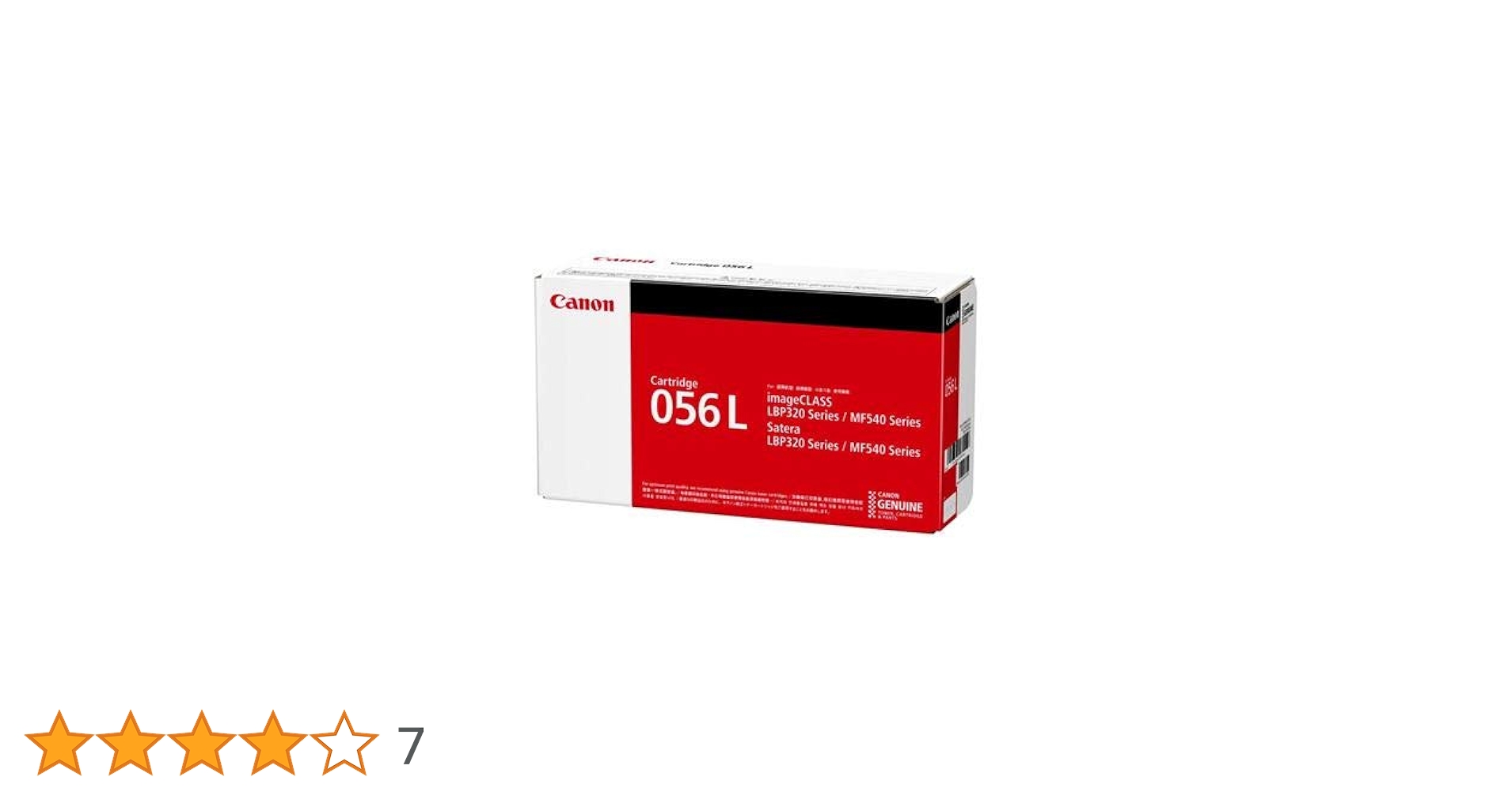 - ブランド: Canon - 型番: 056 L、5本セット① キヤノン（Canon） 純正トナー カートリッジ056L CRGー056L
