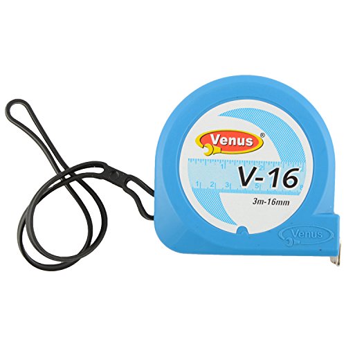 Venus Plastic Measuring Tape (Blue, Size-75 X 20 X 75 Mm)