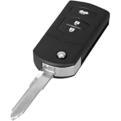 Protector Llave Mazda Cx5 1neiSmartech Uso y Hoja del Mando a Distancia con 3 Botones para Coche Mazda 3 5 6 Mx5 Rx8 Cx-5 Cx-7 Cx-9