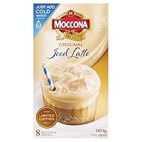 Moccona Iced Latte Original Limited Edition - 8 Individuals Sachets ( 8 x 3 Packs x 142g)