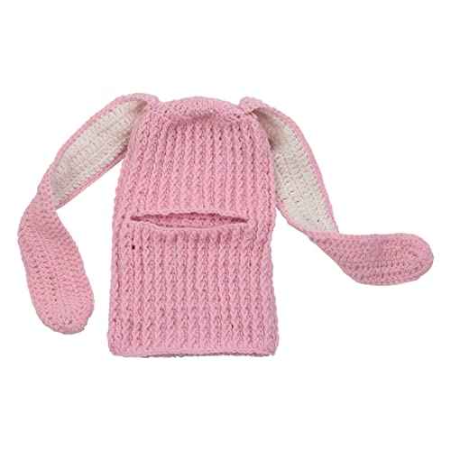 NUEAYMS Halloween Balaclava Long Bunny Ears Hat - Funny Rabbit Skullies Party Favor
