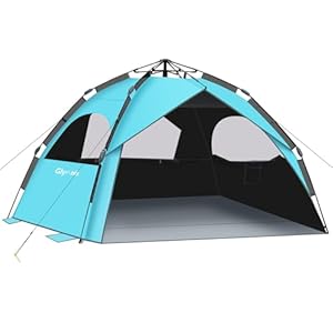 Glymnis Blau Strandmuschel für 4-6 Personen