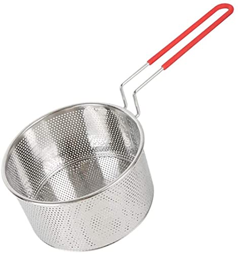 Colador de fideos, cuchara de malla fina para freír y colar, herramienta esencial de cocina