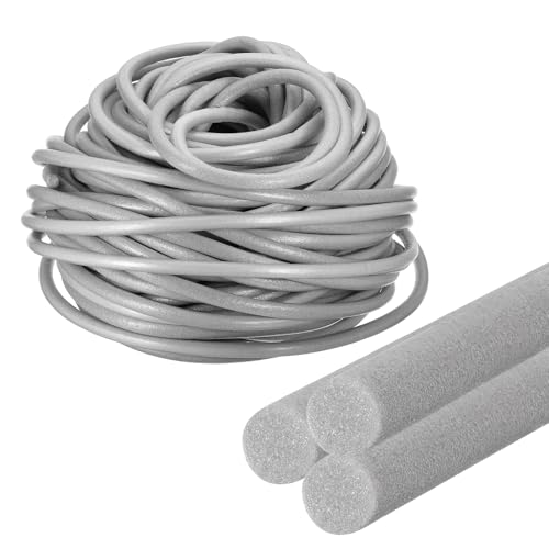 Image of PATIKIL 5 /8 inch x 98 ft Foam Backer Rod, Foam Caulk Saver Concrete Expansion Joint Filler Weather Strip for Sealing Concrete Gaps, Crack Joint Sealer, Grey