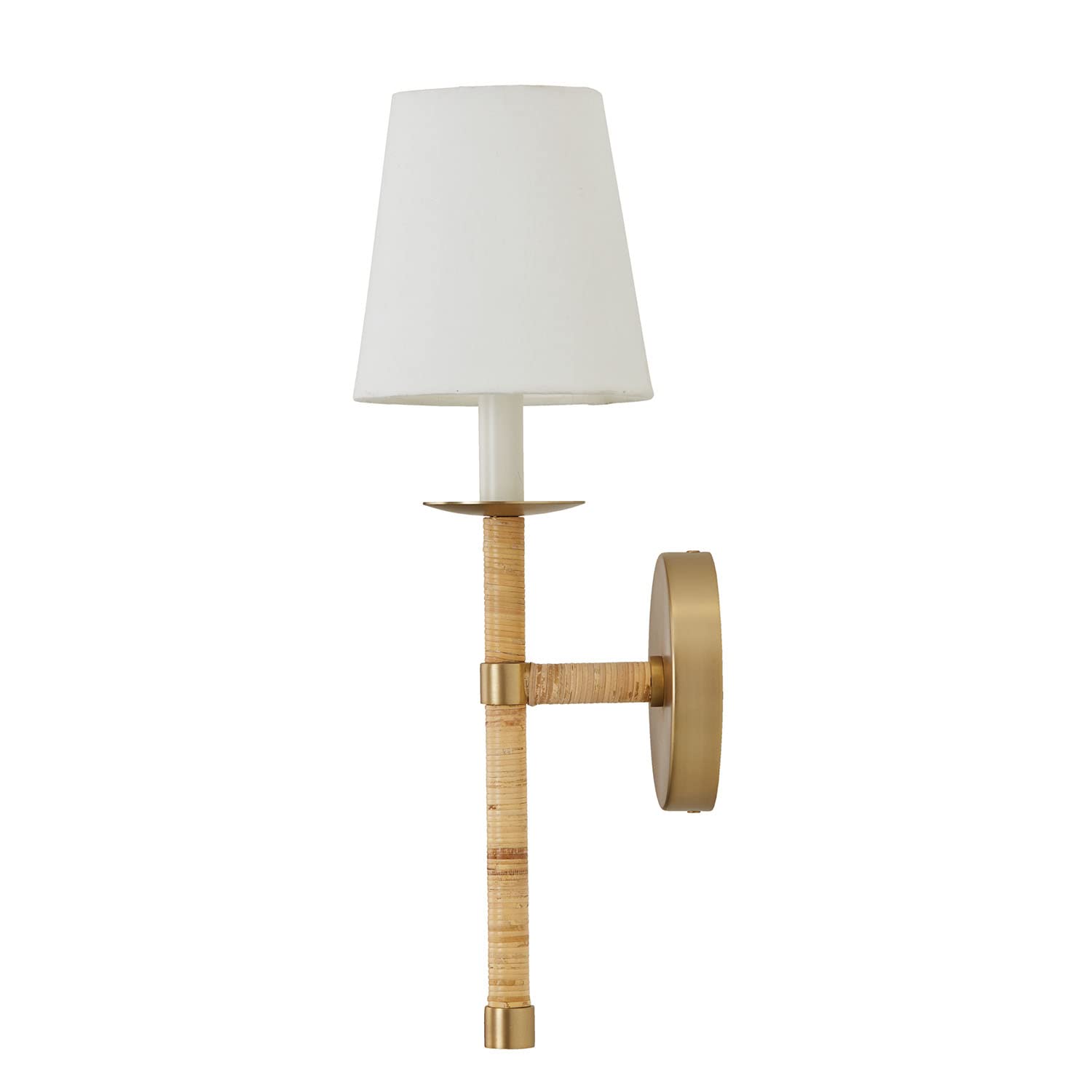 Capital Lighting 647211MA-705 Tulum White Fabric Shade with