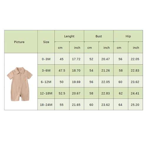 Sasaerucure SRC-JS-GOSVNLB-6D1 Infant Baby Boy Summer Romper Jumpsuit Linen Solid Short Sleeve Overall Shorts One Piece Outfit Summer Clothes thumb #6