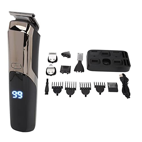 Tondeuse à cheveux électrique pour coiffures tendance avec écran LED clair