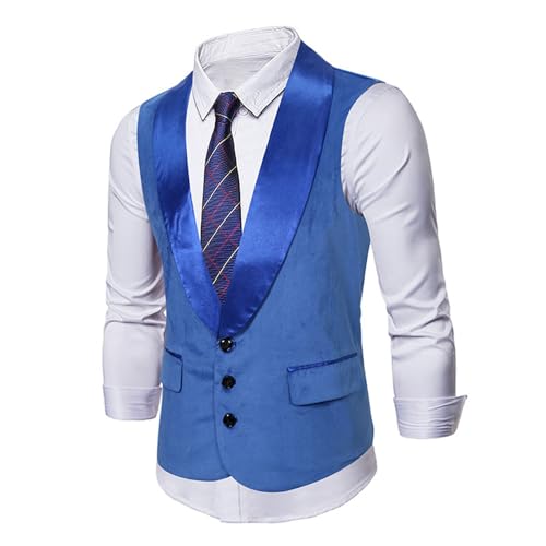 Formal Vest For Men Retro Herringbone Wedding Casual Business Prom Waistcoats Vintage Button Dress Vest Suit Tuxedo