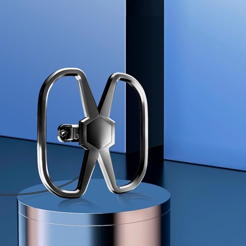 TV Antenna for 2 TVS, 5300+ Miles Long Range Outdoor Antennas for Smart TV, Best Digtal TV Antennas 360° Reception Local Channels,Strongest HDTV Signal Amplifier-Support 1080p-30FT Cable