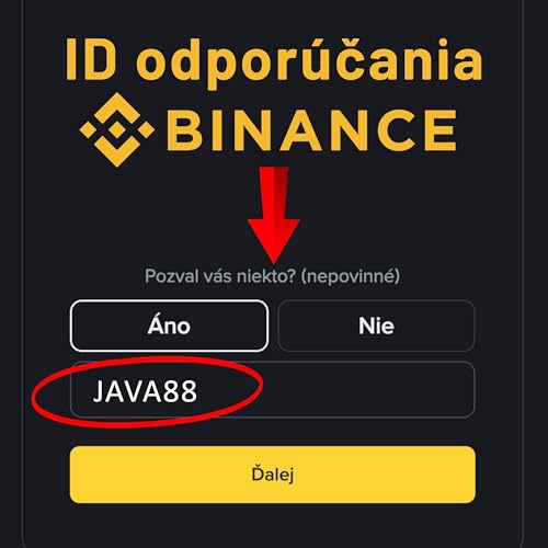 Page de couverture de Binance ID odporúčania: JAVA88 — (Vstupný bonus 600 $)