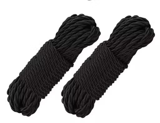 Leg Guard Rope Extra Long Heavy Duty Black 24 Meter, Universal Bike Fit & All Bikes Motorcycles Strong Binding Rope (Pack of 2)-image-41
