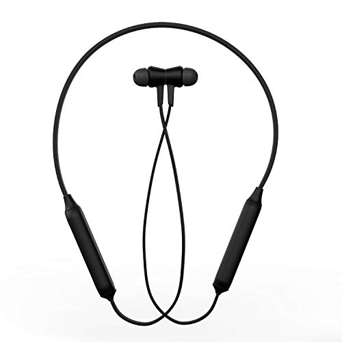 Zebronics Zeb Monk Wireless In-Ear Neckband Earphone with Active Noise Cancellation (ANC) supporting Bluetooth with Magnetic Earpiece, Smart Touch Controls, Call Function, Water Resistant & Voice Assistant (Black)