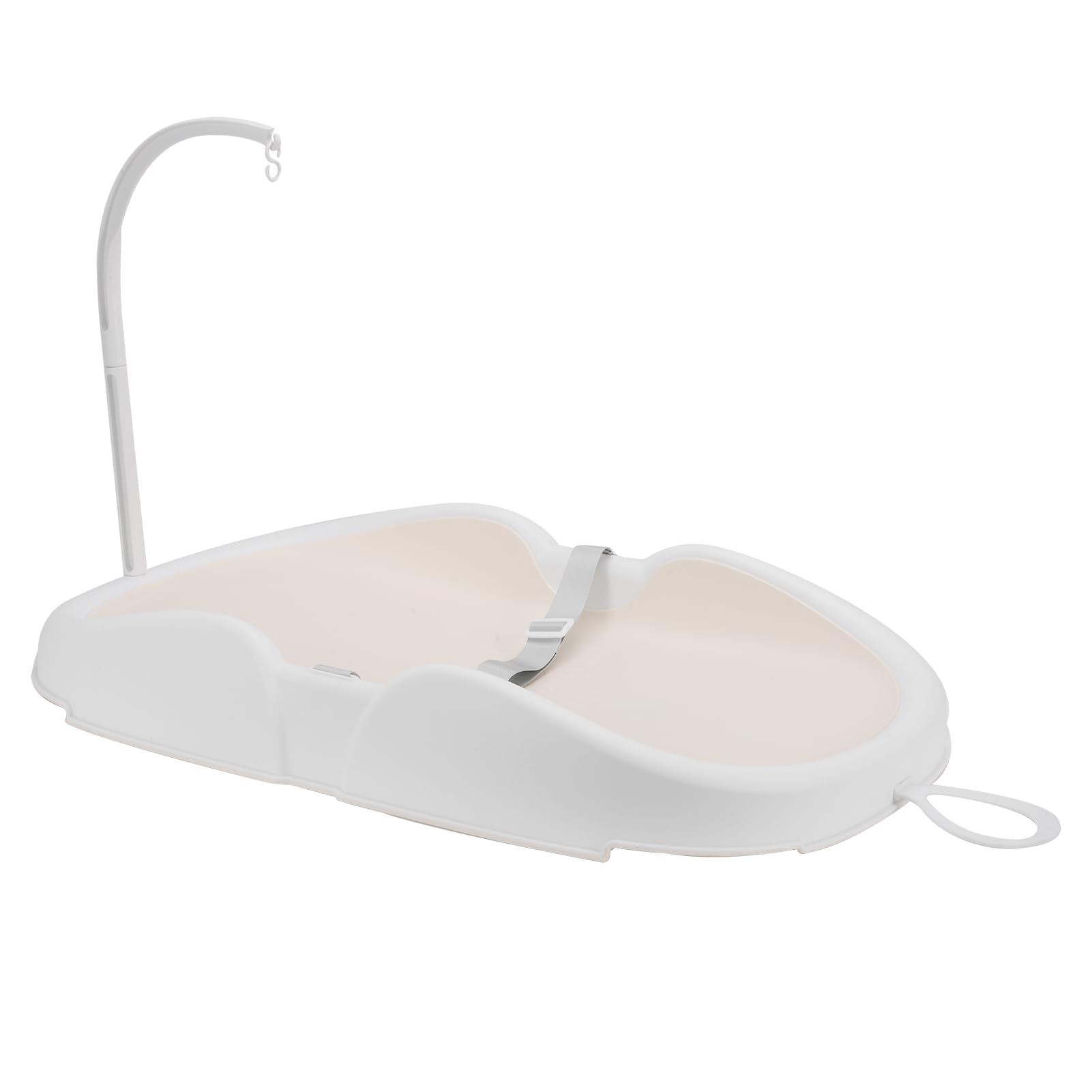 Materassino fasciatoio ergonomico per neonati, soluzione di cura pratica, comfort per bambini piccoli (Beige)