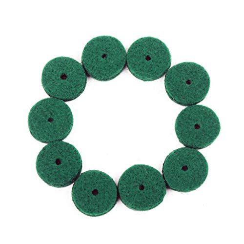 EXCEART 90pcs Felt Balance Rail Punchings Piano Regulating Repair Accessories Keyboard Washers Repair Parts (Green)