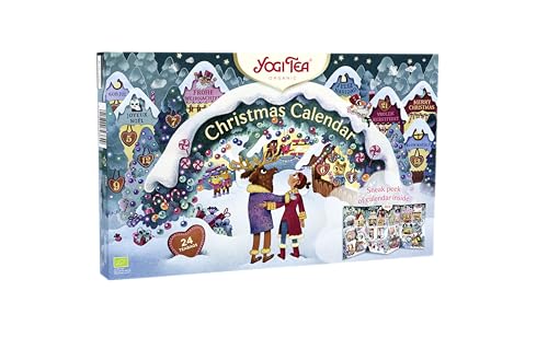Yogi Tea Calendario de Adviento de Tés 2025 – Calendario con 24 Variedades de Té Orgánico, 24 Bolsitas y 24 Mensajes Inspiradores – Ideal Como Regalo Sin Chocolate Yogi Tea Calendario de Adviento de Tés 2025 – Calendario con 24 Variedades de Té Orgánico, 24 Bolsitas y 24 Mensajes Inspiradores – Ideal Como Regalo Sin Chocolate