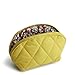 Vera Bradley Women's Nylon Mini Dome Cosmetic, Golden Olive, One Size