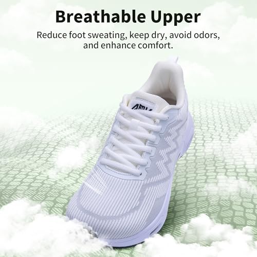 Image of AOV Women Arch Support Walking Shoes Orthotic Tennis Sneakers for Plantar Fasciitis Athletic Running Shoes