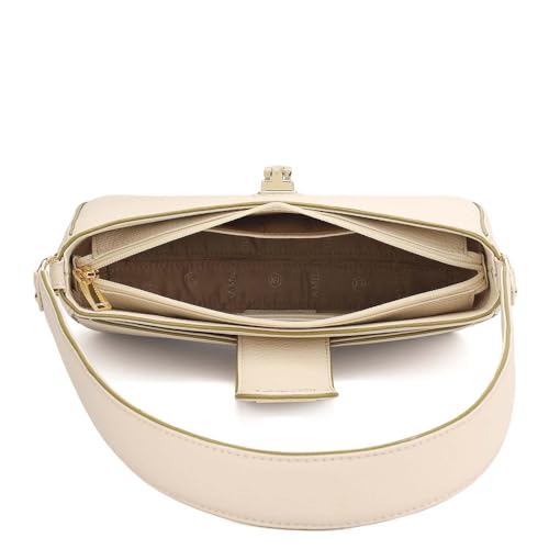 Image of Da Milano Leather Shoulder Bag for Women (00426A-OL)