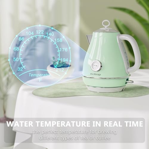 Evoloop Electric Tea Kettle with Thermometer
