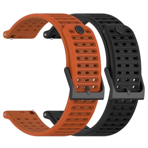 22mm �o���h Suunto Vertical 2/Vertical/Race 2/RUN/Race S/Race/9 Peak Pro/9 Peak/5 Peak �p�o���h, �X���g Race 2 �����x���g �X���g�p �V���R�� �X�|�[�c ���v�x���g 