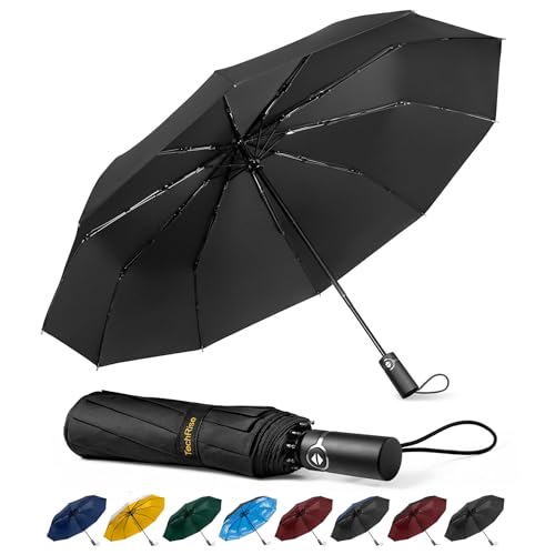 TechRise Compact Windproof Travel Umbrella