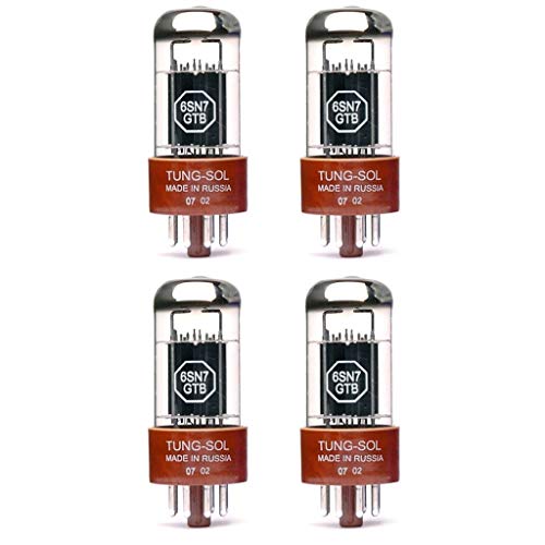 New Gain Matched Quad (4) Tung-Sol Reissue 6SN7GTB Vacuum Tubes 6SN7 6SN7GT