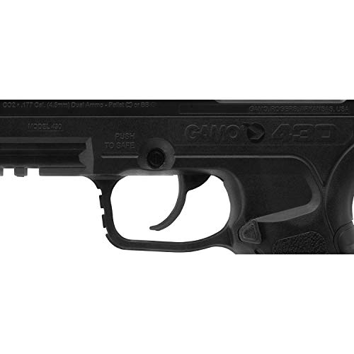 Gamo P-430 Pellet/Steel BB Pistol, Multi