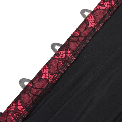 frawirshau Corsets for Women Floral Overbust Corset Bustier Lingerie Top4