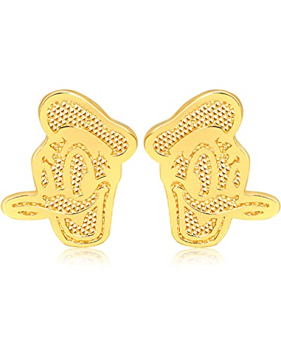 Disney Classics Donald Duck Stud Earrings, 14k Gold - Main Image