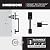 Kwikset San Clemente Front Door Handle No Lock, Entry Handleset Exterior with Interior Reversible Handed Lever, Non-Locking, Matte Black, Deadbolt Not Included, with Microban Protection
