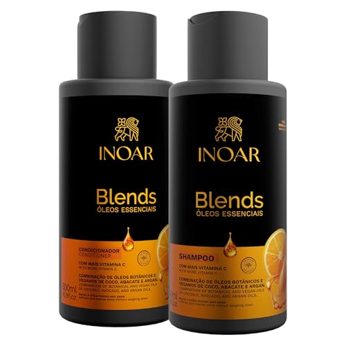 Inoar, Kit Blends Shampoo e Condicionador com Óleos de Coco, Abac...