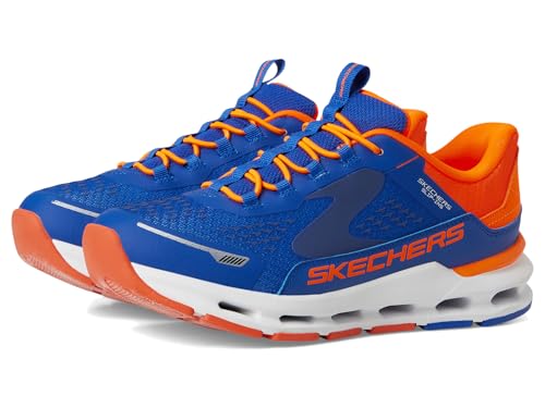 Skechers Boy's Hands Free Slip-ins Glide-Step Vista Lane 404203l - Espadrille Bleu/Orange