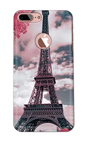 Image of Lovers Famous Place Eiffel Tower in Paris Hard Back Case Cover for iPhone 7 Plus Logo (5.5 inch) / iPhone 8 Plus Logo (5.5 inch), A1784, A1661 Back Cover -(J5) VNS2227