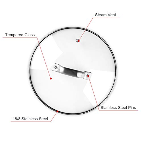 Duxtop Cookware Glass Replacement Lid (9.5") #TOP4