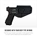 JX Tactical - Original Fat Guy Holster - IWB - Right Hand Draw - Compatible with Sig Sauer P365XL w/Monoblock - Optic Ready - Black - Made in U.S.A