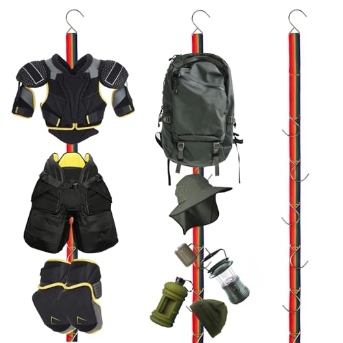 Hockey Equipment Drying Rack for Ice Field Hockey Football Baseball Softball Lacrosse Stuff Sports Gear Organizer Dryer Hanger Hockey Player Lover Small Hockey...