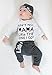 TUEMOS Preemie Boy Clothes Pretty Fly For A Little Guy Letter Print Romper +Pants+Hat 3PC Infant Baby Boy Outfits, White02