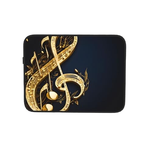 Housse pour ordinateur portable de jeu 13" antichoc à étoiles dorées