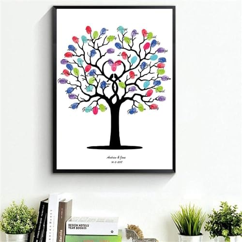 Encuentra reviews de Árbol huellas lienzo para comprar hoy. 11 Imagen adicional