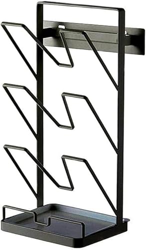 Rutexcフライパンスタンド 3 段多機能設計 鍋蓋スタンド・まな板スタンド兼用 キッチン収納用 壁掛け・自立両対応 簡単取付 好きな位置に設置可能 調理器具立て