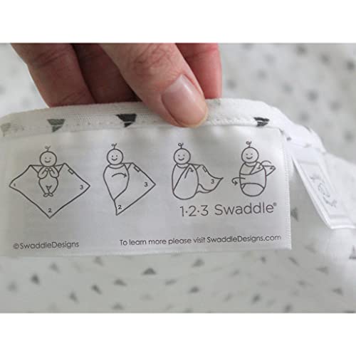 Image of SwaddleDesigns Muslin Swaddle Blankets, Swaddle Blanket for Baby Girl and Baby Boy, Little Lambs Goodnight, Sterling Gray & Pastel Yellow, Set of 3