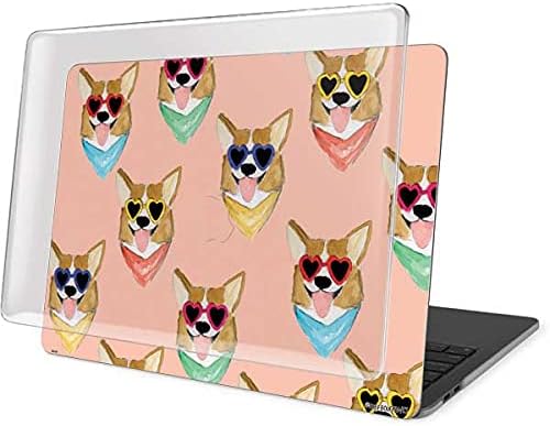 Skinit Case + Skin Compatible with MacBook Pro 16in (2019-20) - Bouffants and Broken Hearts Corgi Love Design