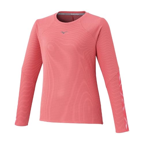 MIZUNO(ミズノ) スポーツ ドライエアロフローTシャツ（長袖） 吸汗速乾 通気性 32MAC824 レディース