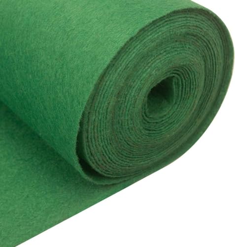 Tapis de couloir vert antidérapant de 30m pour éviter les glissades