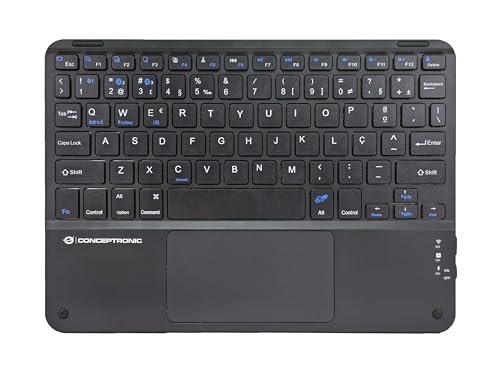 CONCEPTRONIC clavier sans fil, disposition portug. 10" noir