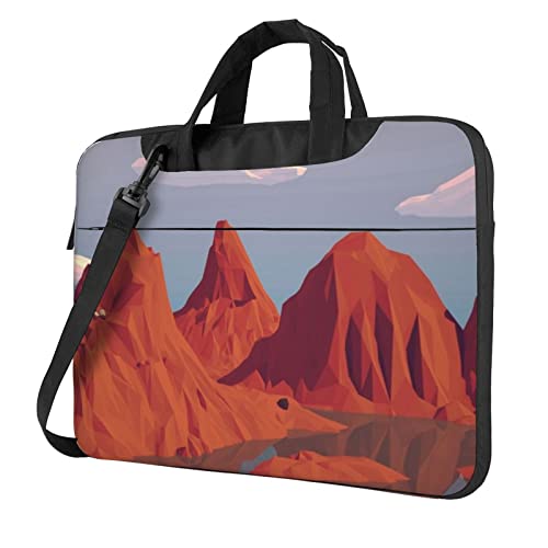 Sac ordinateur 13 pouces noir et rouge avec bandoulière Debou